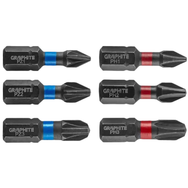 Set bituri Graphite 56H540 Cantitatea în set - 6 photo 1 Set bituri Graphite 56H540 Cantitatea în set - 6 photo 1