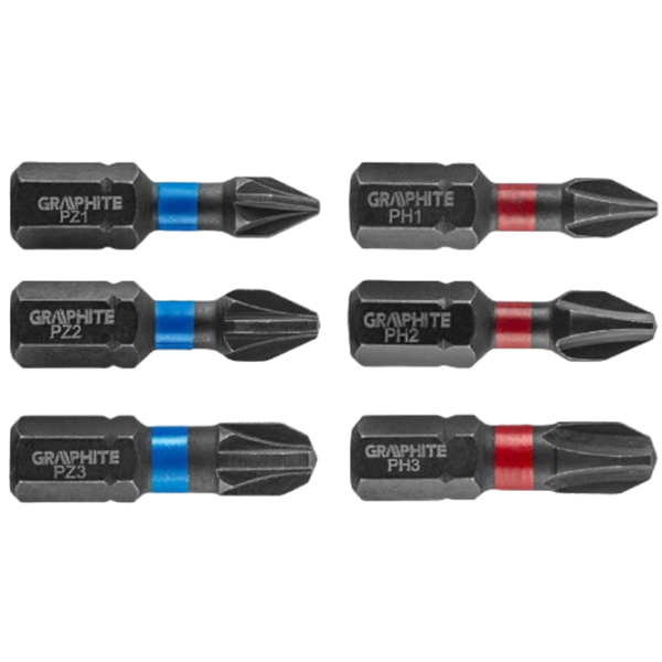 Set bituri Graphite 56H540 Cantitatea în set - 6 photo 1 Set bituri Graphite 56H540 Cantitatea în set - 6 photo 1