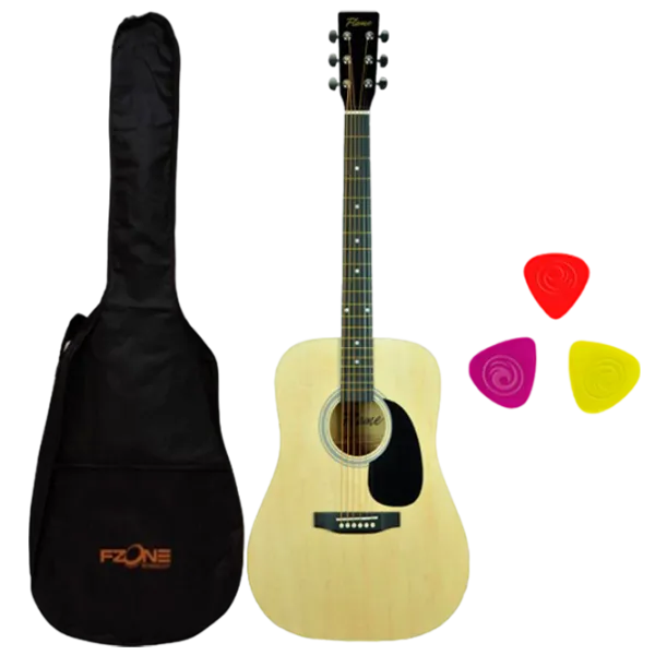 Chitară acustică Flame Set FG 029-41 NT 4/ 4, Dreadnought, Natural photo 1