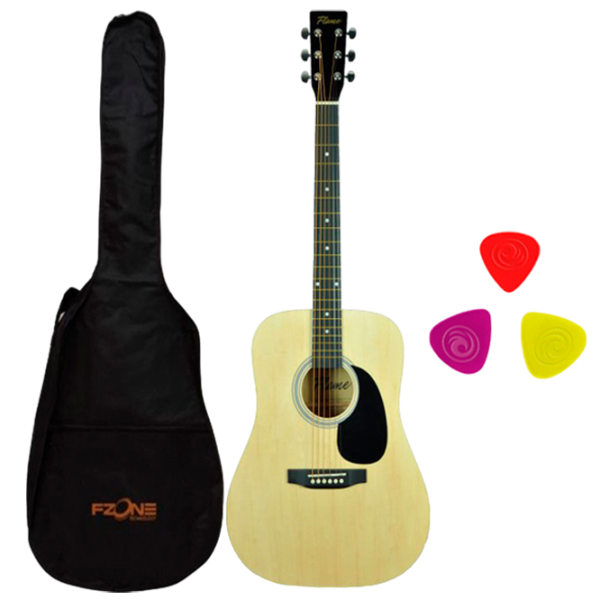 Chitară acustică Flame Set FG 029-41 NT 4/ 4, Dreadnought, Natural photo 1