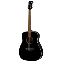 Акустическая гитара Yamaha FG820 BL 4/ 4, Dreadnought, Черный