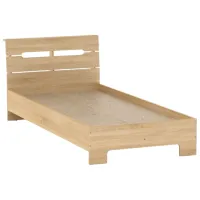 Кровать KompaniT Stil 90 x 200 см/ ЛДСП/ Коричневый