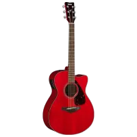 Акустическая гитара Yamaha FSX800C RR 4/ 4, Folk, Рубиновый красный