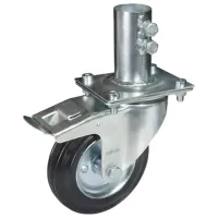 Колесо Euromaster 1158-200 200 мм/ Поворотное/ Для строительных лесов