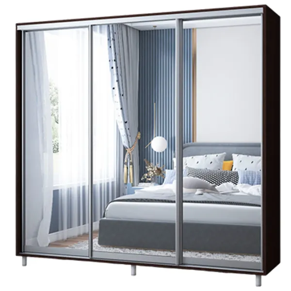 Dulap Coupe Mobildor-Lux Aron 2500 K 250 x 60 x 220 / DSP / Wenghe photo 1