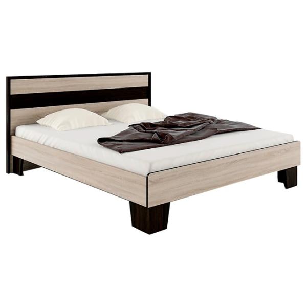 Кровать Sokme Scarlet 140 x 200 см / ЛДСП / Дуб cонома photo 1