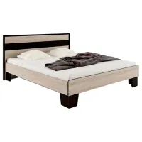 Кровать Sokme Scarlet 160 x 200 см / ЛДСП / Дуб cонома