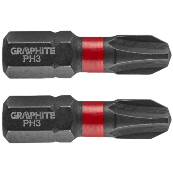 Набор бит Graphite 56H502 Количество в наборе - 2 photo 1 Набор бит Graphite 56H502 Количество в наборе - 2 photo 1