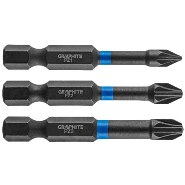 Набор бит Graphite 56H542 Количество в наборе - 3 photo 1 Набор бит Graphite 56H542 Количество в наборе - 3 photo 1