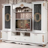 Шкаф Комбинированный KMK Versal 240 x 50.5см x 195.5 / ЛДСП / Белый металик