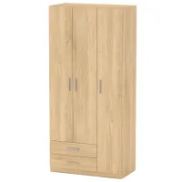 Шкаф Классический KompaniT 13 90 x 46.4см x 195 / ЛДСП / Дуб Сонома