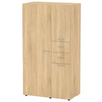 Dulap Clasic KompaniT 19 110 x 61.9 x 202.8 / PAL / Stejar Sonoma