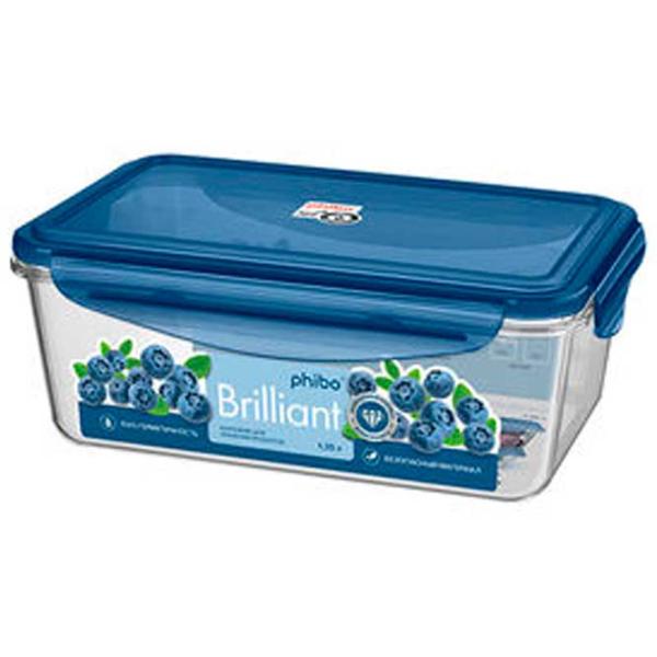 Контейнер Bytplast Phibo Brilliant 1.35 л/ Пластик/ Синий photo 1 Контейнер Bytplast Phibo Brilliant 1.35 л/ Пластик/ Синий photo 1