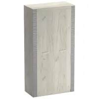 Шкаф Комбинированный ML-Mobila Gamma № 9 110 x 54.5см x 220 / ЛДСП / Дуб Крафт Белый 