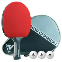 Paletă Joola Rosskopf Carbon Pentru tenis de masă/ Concav/ Cauciuc