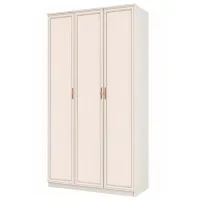 Dulap pentru haine Clasic Olmeko Gabriella  120.2 x 55.4 x 227.8 / PAL / Crema Woodline