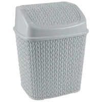 Мусорное ведро Magnus CK 017 6.5 л/ Пластик/ Серый