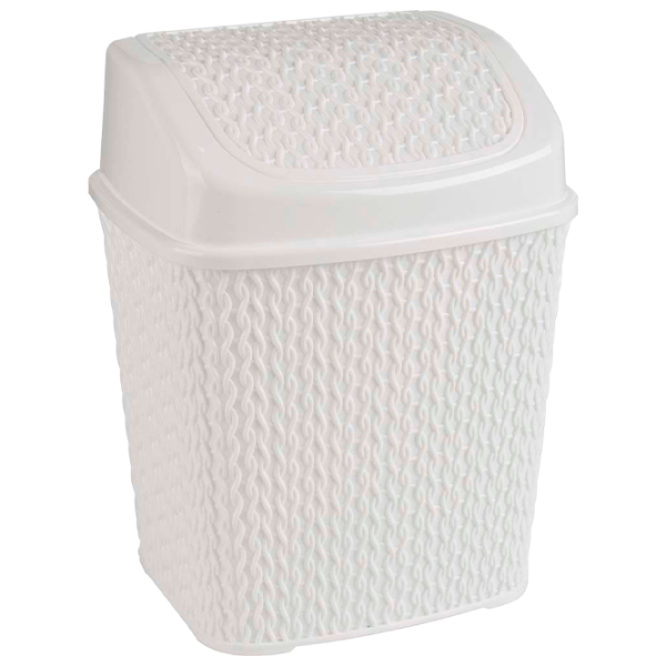 Coș de gunoi Magnus CK 017 6.5 l/ Plastic/ White photo 1