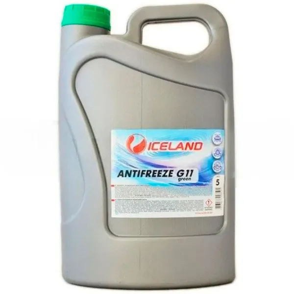 Антифриз Iceland G-11 Green -24 6572 5 л Зелёный photo 1 Антифриз Iceland G-11 Green -24 6572 5 л Зелёный photo 1