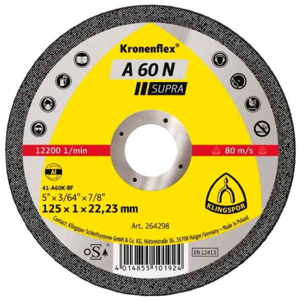Disc debitare Klingspor 7015538  photo 1 Disc debitare Klingspor 7015538  photo 1