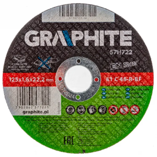 Круг отрезной Graphite 2243  photo 1 Круг отрезной Graphite 2243  photo 1