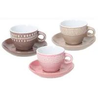 Set de căni Tognana Agata 90 ml/ Ceramică/ Multicolor