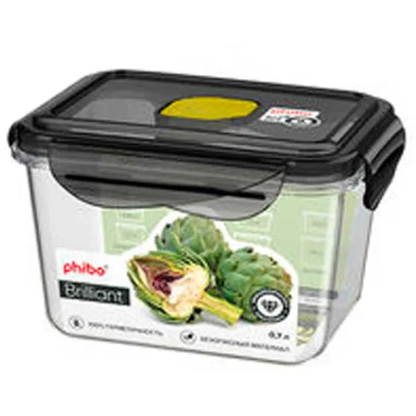 Container Bytplast Phibo Brilliant 0.7 l/ Plastic/ Transparent photo 1 Container Bytplast Phibo Brilliant 0.7 l/ Plastic/ Transparent photo 1