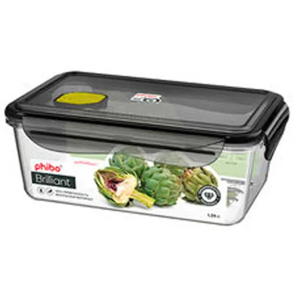 Container Bytplast Phibo Brilliant 1.35 l/ Plastic/ Transparent photo 1 Container Bytplast Phibo Brilliant 1.35 l/ Plastic/ Transparent photo 1