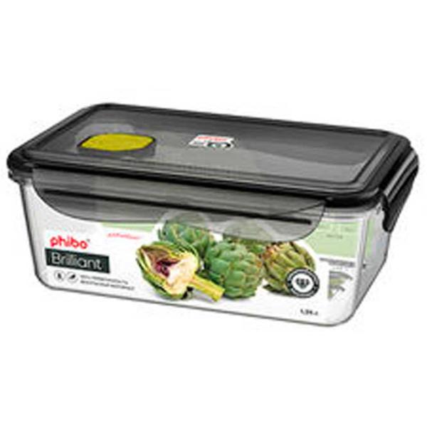 Container Bytplast Phibo Brilliant 1.35 l/ Plastic/ Transparent photo 1 Container Bytplast Phibo Brilliant 1.35 l/ Plastic/ Transparent photo 1