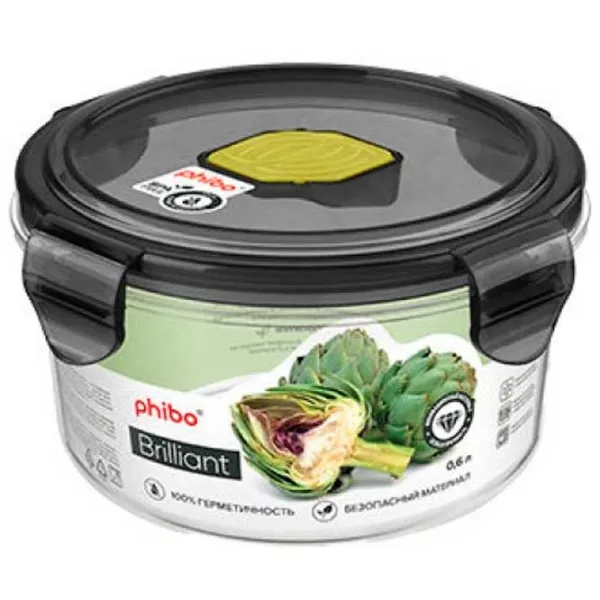 Контейнер Bytplast Phibo Brilliant 0.6 л/ Пластик/ Прозрачный photo 1
