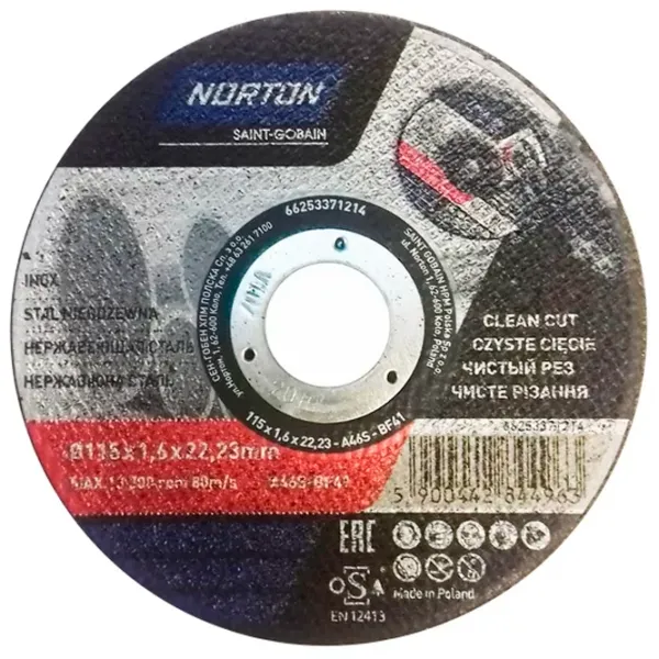 Круг отрезной Norton 6492  photo 1