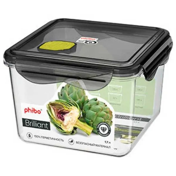 Контейнер Bytplast Phibo Brilliant 1.75 л/ Пластик/ Прозрачный photo 1