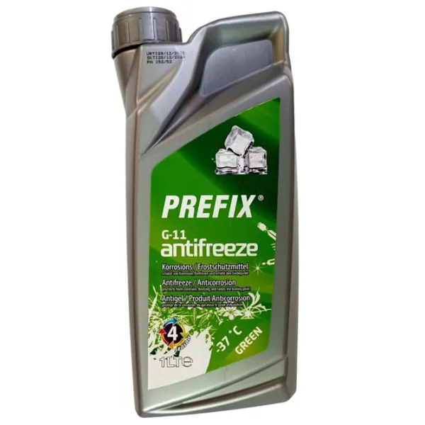 Антифриз Prefix Green G11 -37 65217 1 л Зелёный photo 1 Антифриз Prefix Green G11 -37 65217 1 л Зелёный photo 1