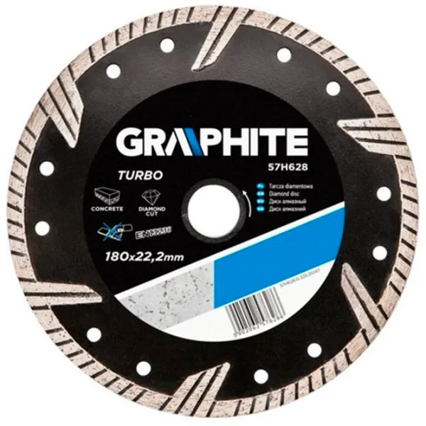 Диск алмазный сплошной Graphite 57H628  photo 1 Диск алмазный сплошной Graphite 57H628  photo 1
