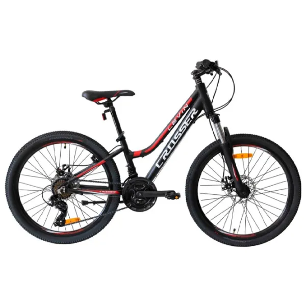 Bicicletă Crosser Levin 26" 13" Aluminiu/ Black Red photo 1
