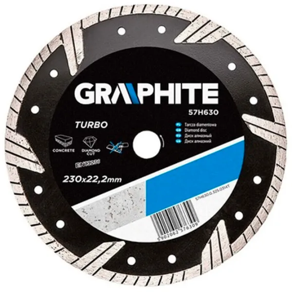 Disc diamantat continuu Graphite 57H630  photo 1 Disc diamantat continuu Graphite 57H630  photo 1