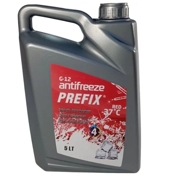 Антифриз Prefix Red G12 -37 65215 5 л Красный photo 1