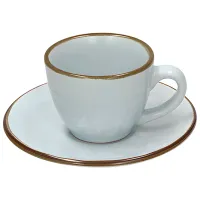 Set de căni Tognana Naturali Glace 100 ml/ Ceramică/ Gray