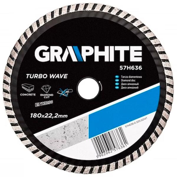 Disc diamantat continuu Graphite 57H636  photo 1 Disc diamantat continuu Graphite 57H636  photo 1