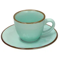 Set de căni Tognana Naturali Acquaviv 100 ml/ Ceramică/ Green