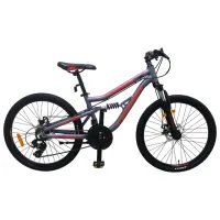 Bicicletă Crosser Legion 26" 14" Aluminiu/ Gray Red
