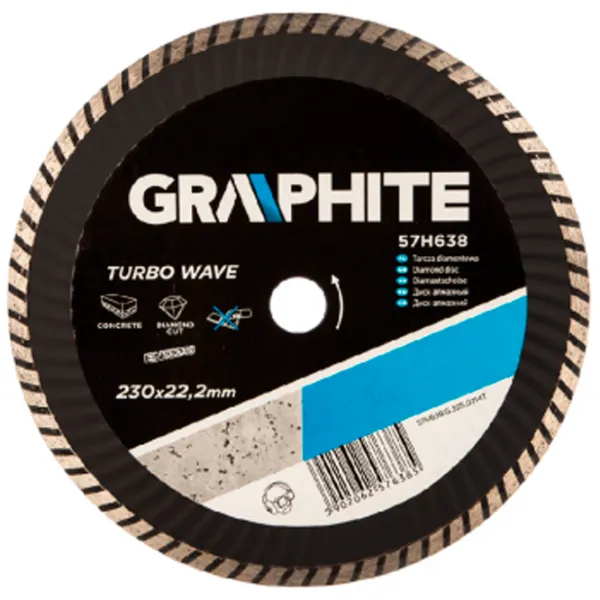 Disc diamantat continuu Graphite 57H638  photo 1