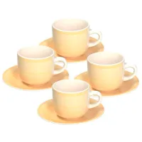 Набор чашек Tognana Gypsy 220 мл/ Керамика/ Желтый