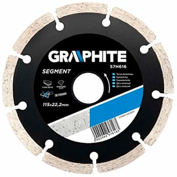 Disc diamantat segmentat Graphite 57H616  photo 1 Disc diamantat segmentat Graphite 57H616  photo 1