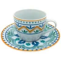Set de căni Tognana Alhambra 200 ml/ Ceramică/ Multicolor