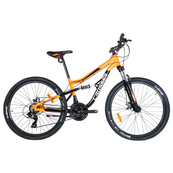 Bicicletă Crosser Legion 24" 13" Aluminiu/ Orange Black photo 1 Bicicletă Crosser Legion 24" 13" Aluminiu/ Orange Black photo 1