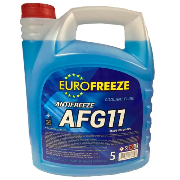 Антифриз Eurofreeze Blue G11 -35 44310 5 л Синий photo 1 Антифриз Eurofreeze Blue G11 -35 44310 5 л Синий photo 1