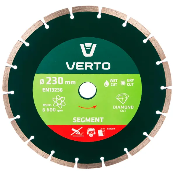 Disc diamantat segmentat Verto 61H2S9  photo 1