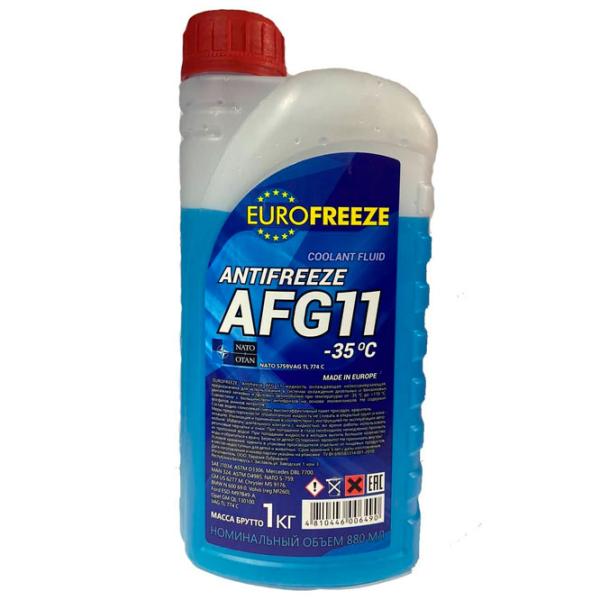 Антифриз Eurofreeze Blue G11 -35 49250 1 л Синий photo 1