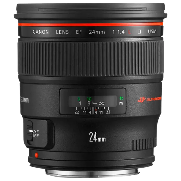 Объектив Canon EF 24 mm f/ 1.4 L II USM Черный photo 1